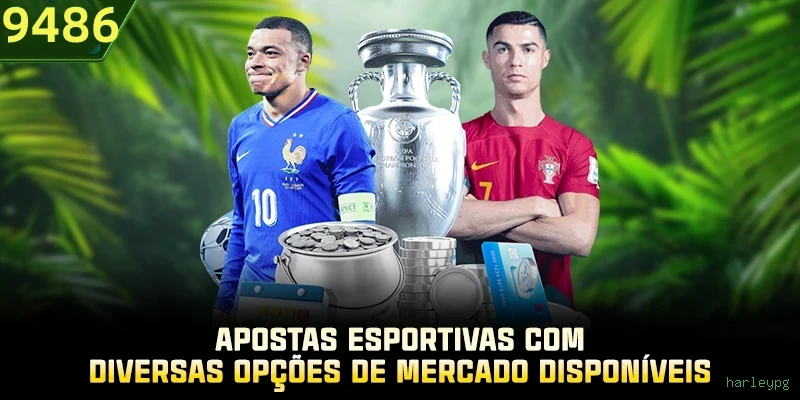 Imagem promocional das apostas esportivas da harleypg